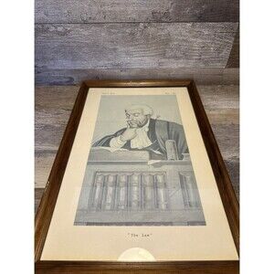 VANITY FAIR SPY CARTOON Sir George Jessel 'The Law'. Judge 1879 old print framed